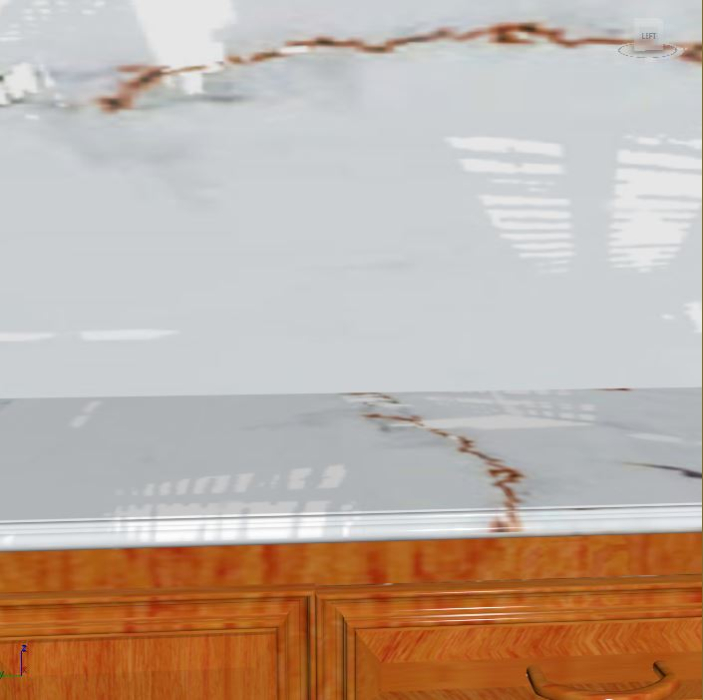 Đá hoa cương bếp p0042 granite trắng sứ ý vân mây